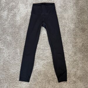 Lululemon Wunder Train High-Rise Tight 25" Black Size 2